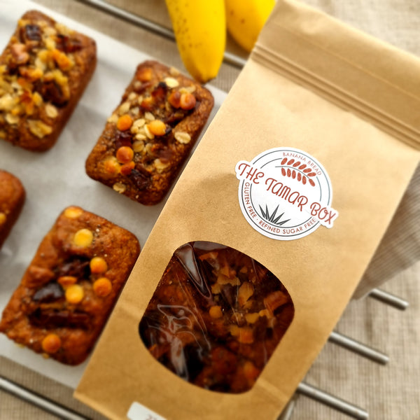 GF Banana & Date Mini Loaf Bread (8 pack)