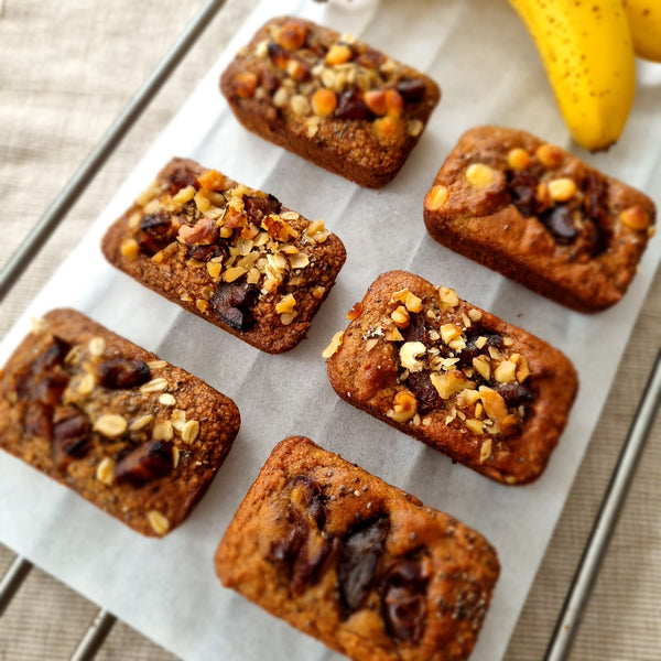 GF Banana & Date Mini Loaf Bread (8 pack)